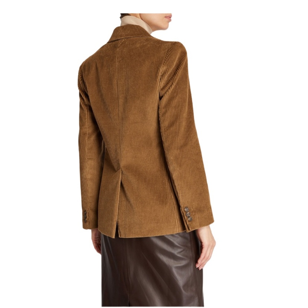 Weekend Max Mara Corduroy Tan Blazer - Picture 2 of 16